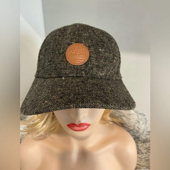 Timberland Tweed Adjustable Gray Baseball Hat Cap Patch Logo - Picture 5 of 10